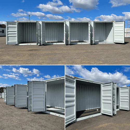 Contenedor High Cube Nuevo de 40 Pies con 4 Puertas Laterales – Acceso Definitivo