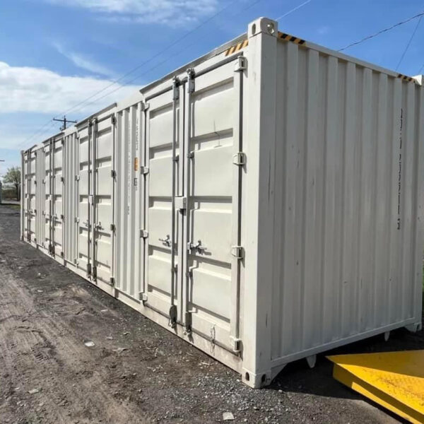 Contenedor High Cube Nuevo de 40 Pies con 3 Pares de Puertas – Acceso Máximo
