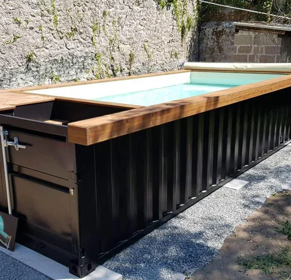 Piscina Contenedor de 20 Pies con Deck Integrado – Su Oasis Urbano